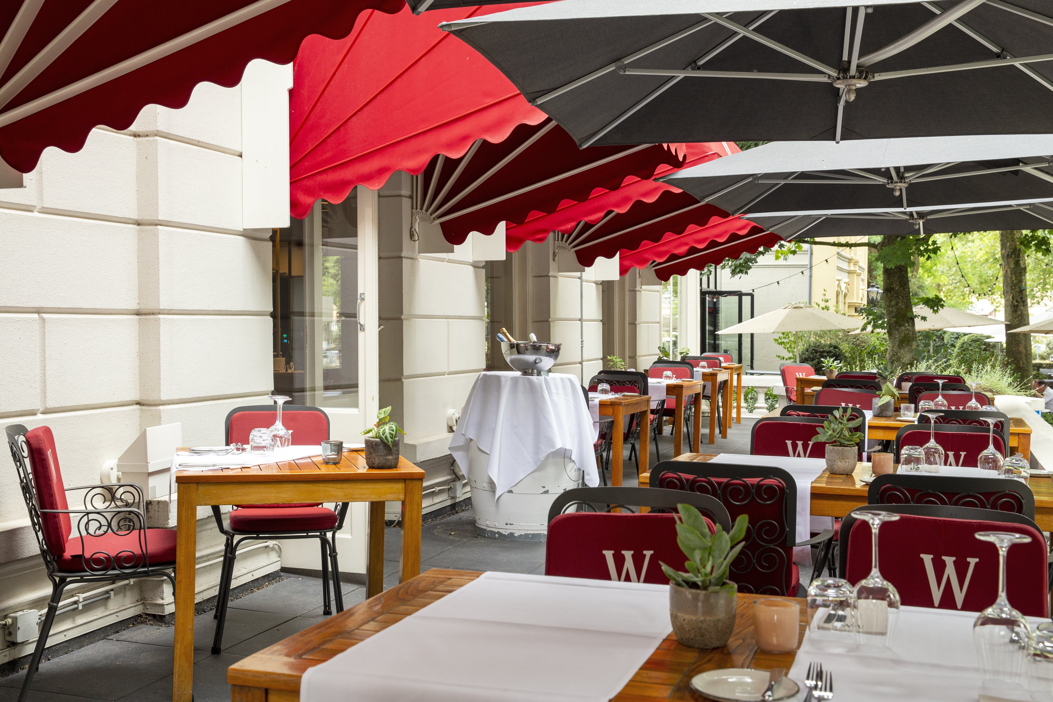 Terrasse des Grand Hotel Wientjes