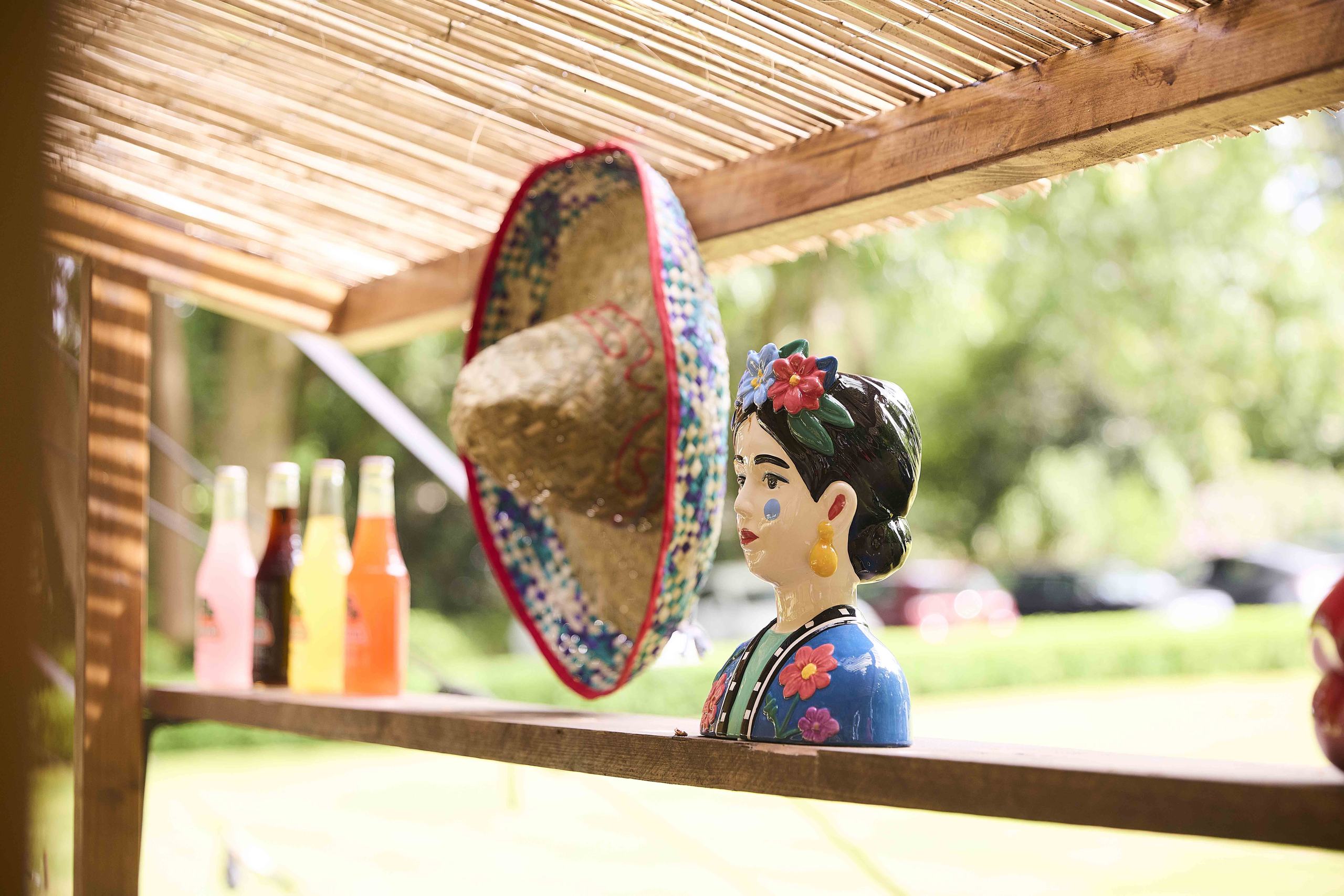 Mexicaanse details Food stand
