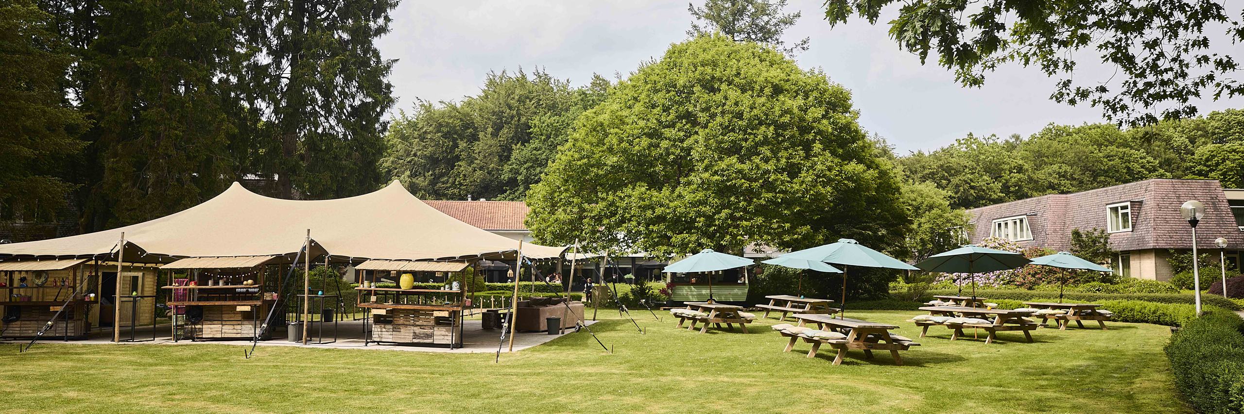 Bilderberg Hotel Speulderbos Food Festival overzicht terrein