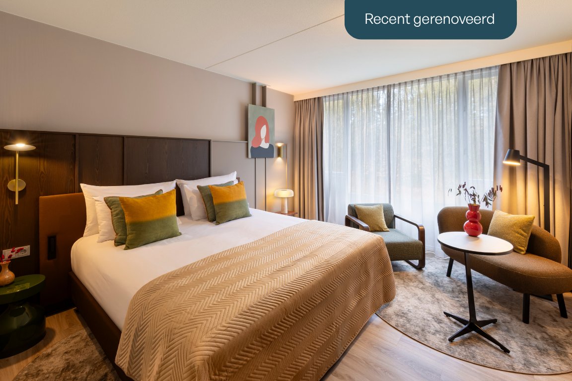 Recent vernieuwd Deluxe kamer Hotel de Bilderberg